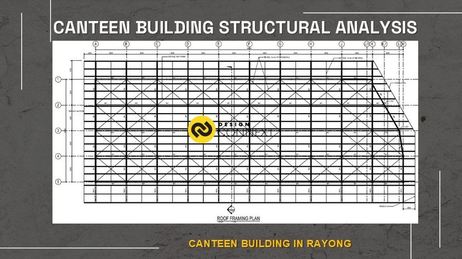 Professional engineer เขียนแบบ, คำนวณ และออกแบบโครงสร้างอาคารโรงอาหาร