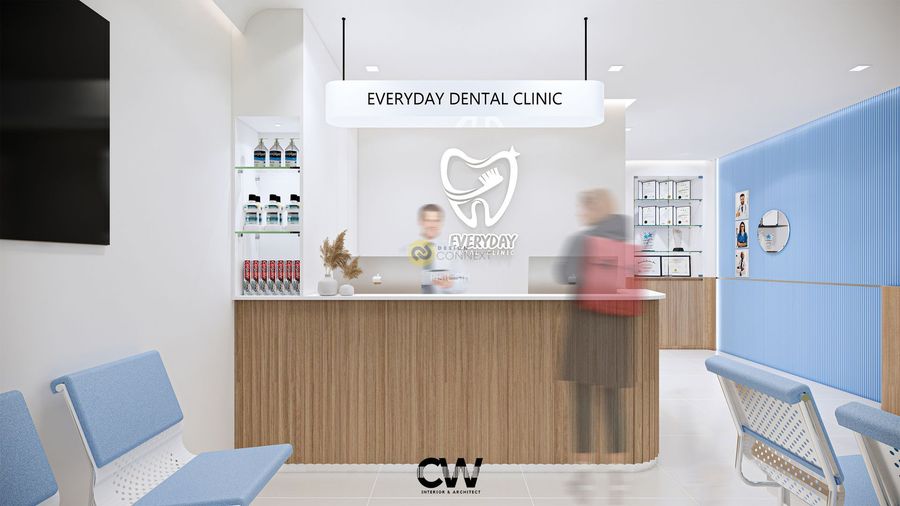 Interior Design Everyday Dental Clinic at Amor Village at Ratchaphruek