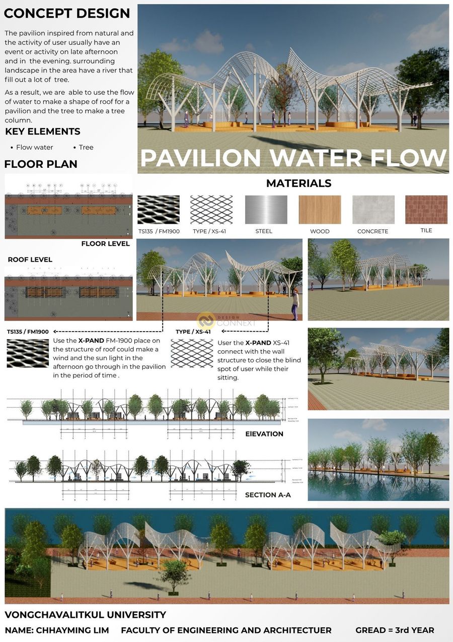 pavilion water flow