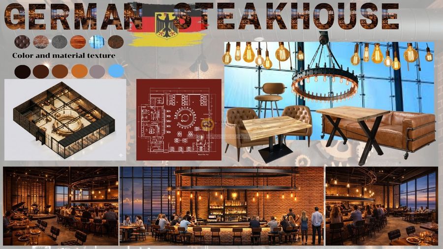 ออกแบบภายในร้านอาหาร