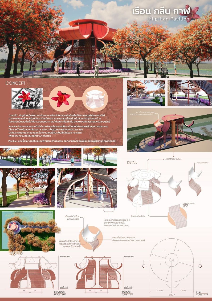 เรือนกลีบกาฬ Klip Kan Pavilion