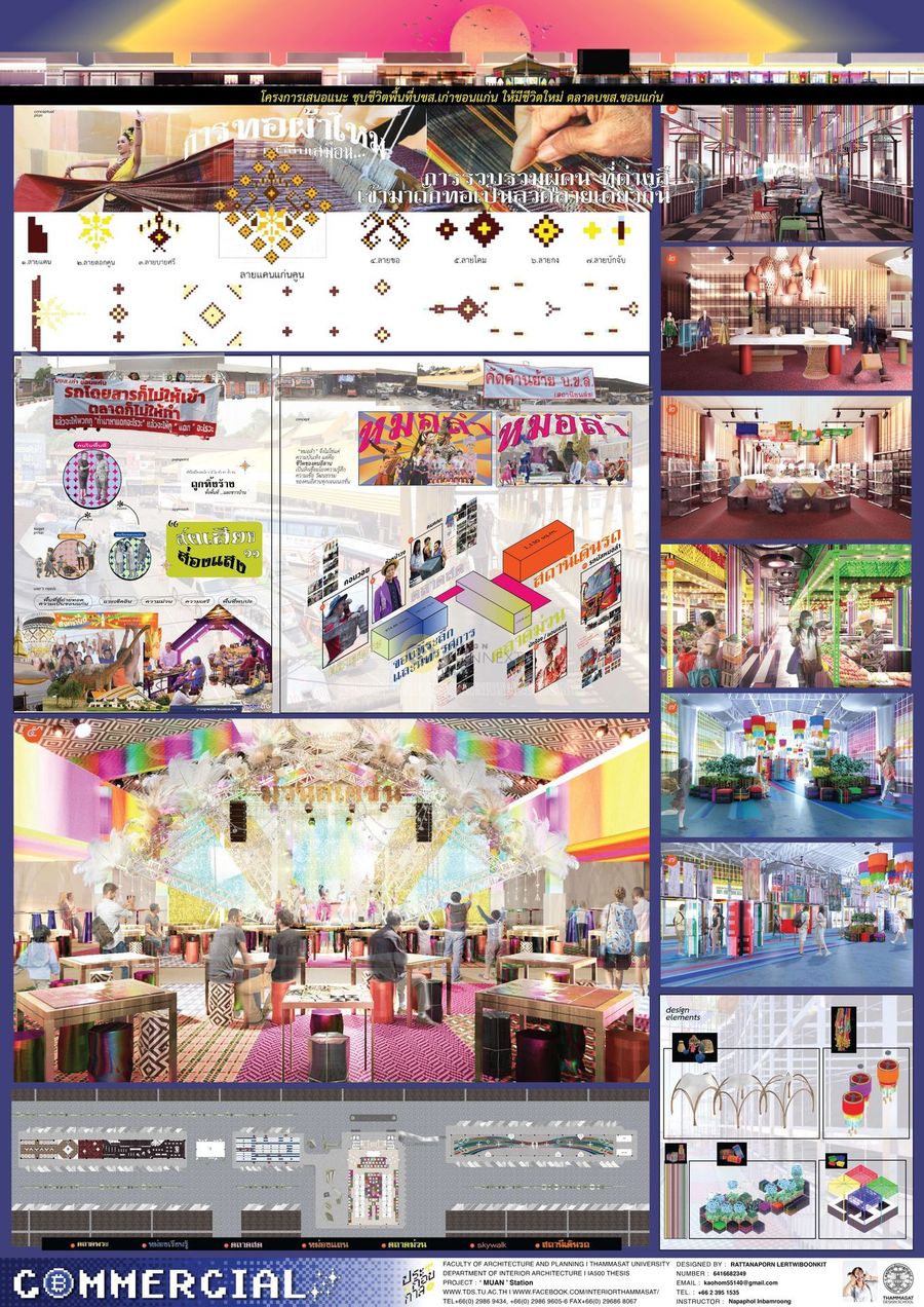 โครงการเสนอแนะ ชุบชีวิตพื้นที่บขส.เก่าขอนแก่นให้มีชีวิตใหม่ สถานีม่วน