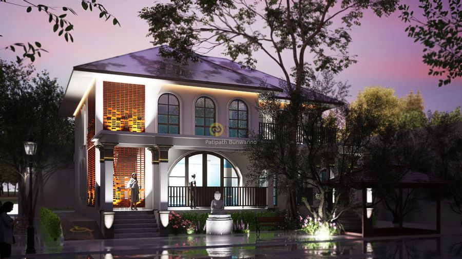 Thai tourist Canteen building