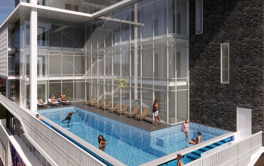 Mixuse building in Liberia