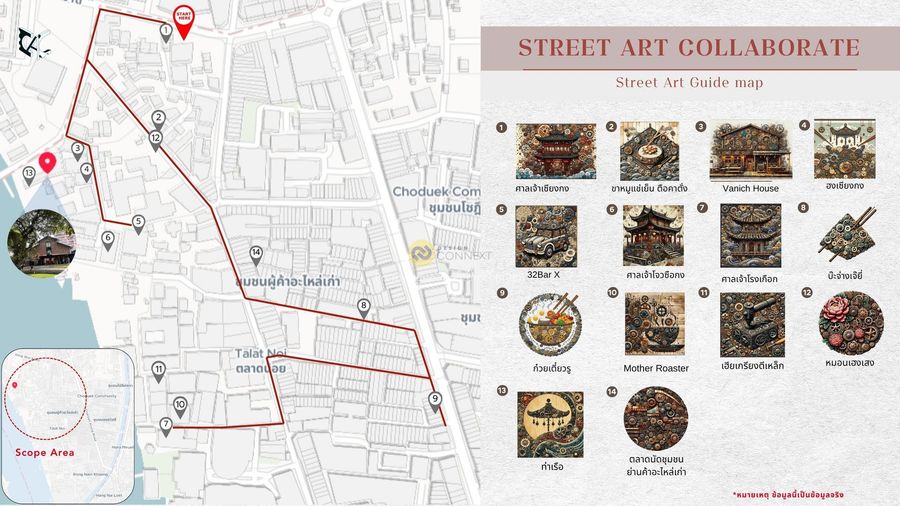 โครงการศูนย์สร้างสรรค์งานศิลปะชุมชนตลาดน้อย (Talad Noi Creative Arts Community)