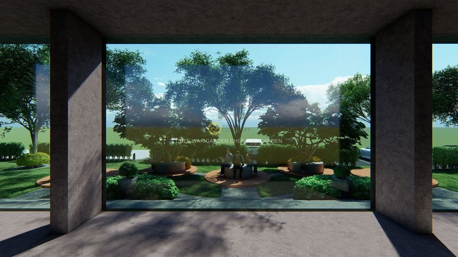 GARDEN IN UNIVERSITY
