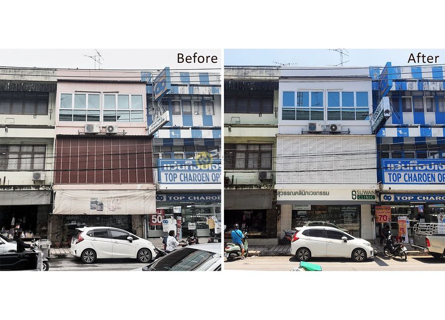 รีโนเวทตึกแถว_บ้านและคลินิก