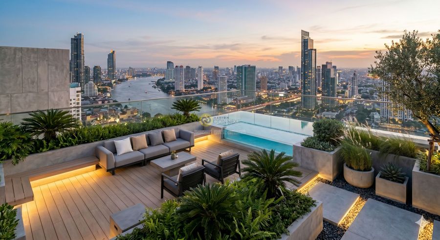 ออกแบบสวนคอนโด