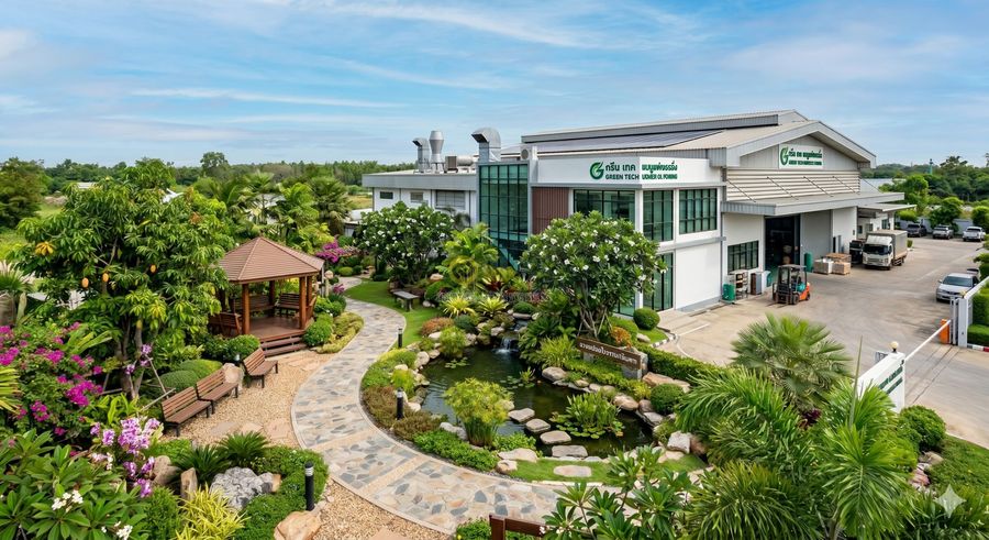 ออกแบบจัดสวนโรงงาน