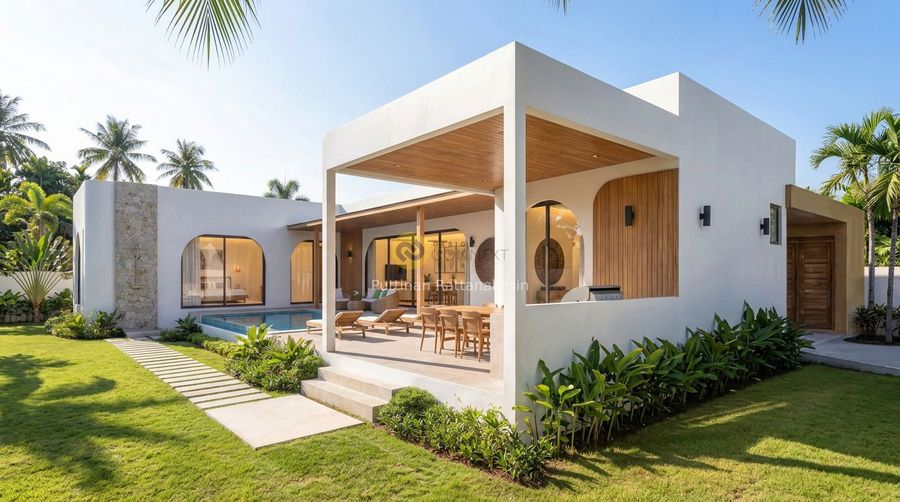 Tropical Mediterranean Poolvilla 4 bedroom