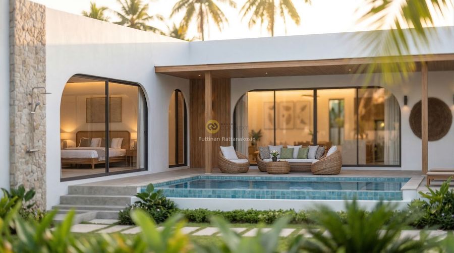 Tropical Mediterranean Poolvilla 4 bedroom