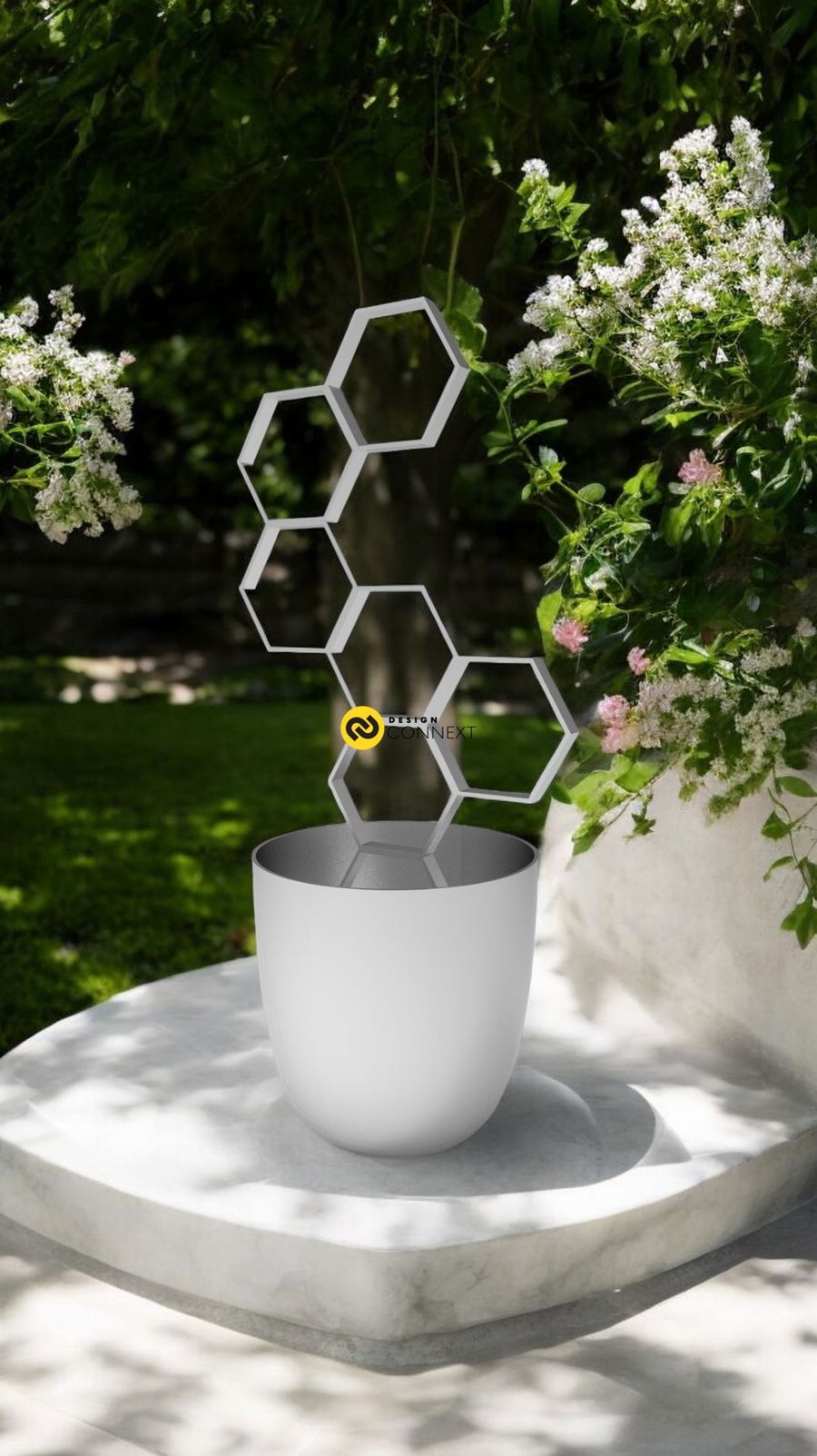 กระถางต้นไม้รังผึ้ง ผลิตจาก 3D Prints