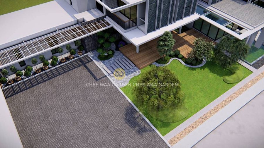 MODERN TROPICAL GARDEN