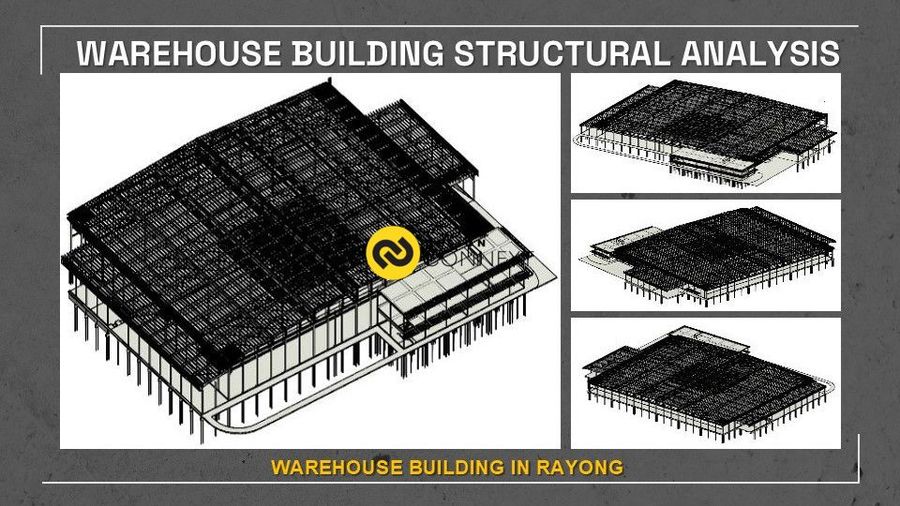 Professional engineer เขียนแบบ, คำนวณ และออกแบบโครงสร้างอาคาร Warehouse