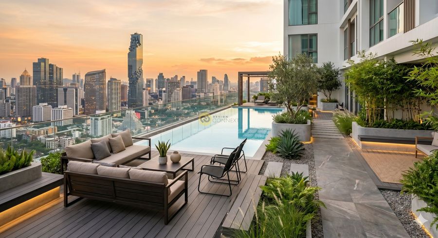 ออกแบบสวนคอนโด