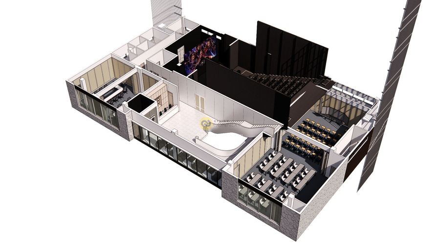 Mixuse building in Liberia