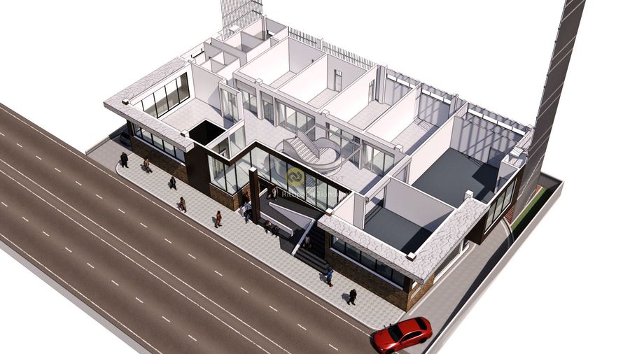 Mixuse building in Liberia