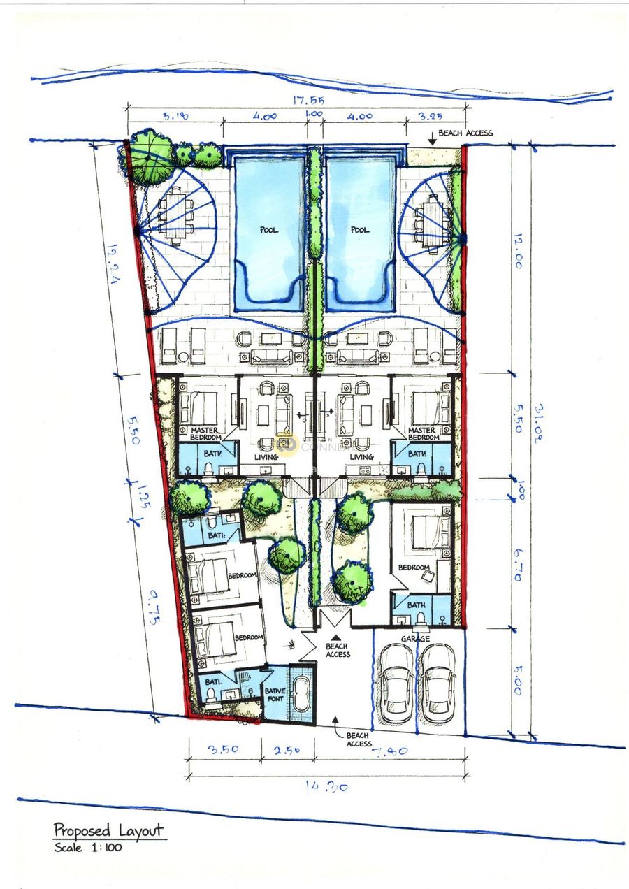 bangrak Beachfront Pool villa 5 bedroom