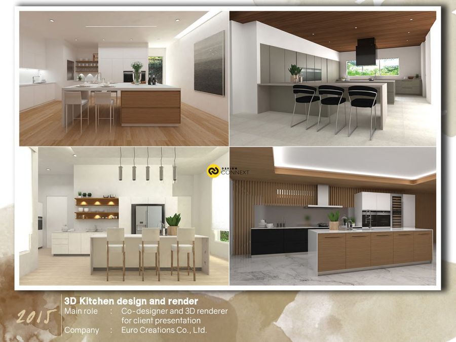 3D Kitchen Design and Render