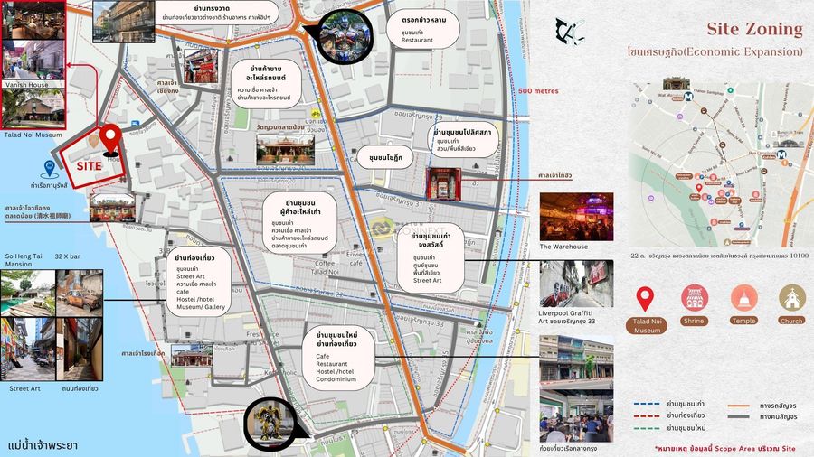 โครงการศูนย์สร้างสรรค์งานศิลปะชุมชนตลาดน้อย (Talad Noi Creative Arts Community)