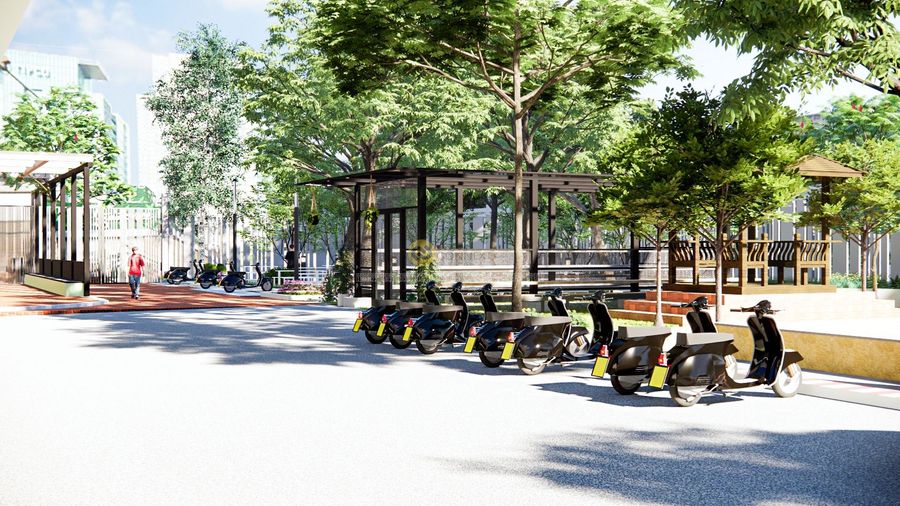 จัดสวนสไตล์อังกฤษ Samsen Wittayalai School