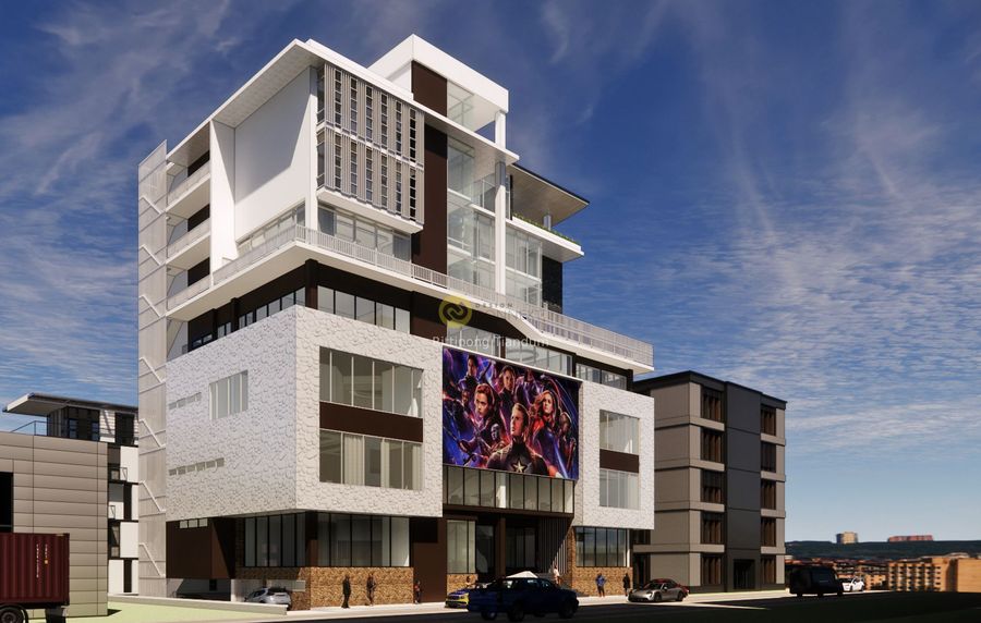 Mixuse building in Liberia