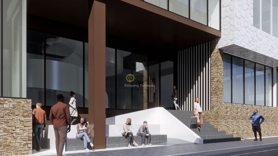 Mixuse building in Liberia