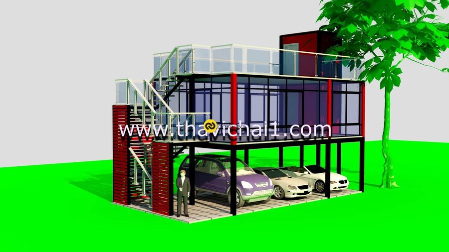 2 storey steel constructure  house