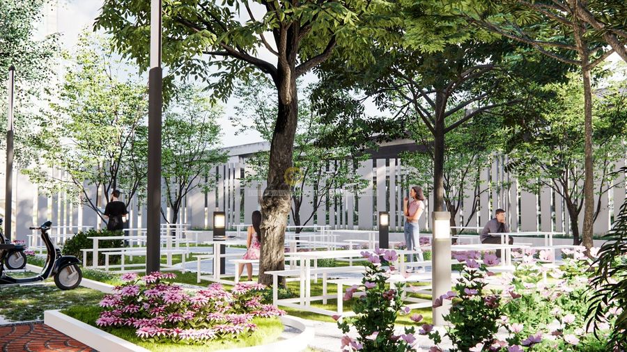 จัดสวนสไตล์อังกฤษ Samsen Wittayalai School