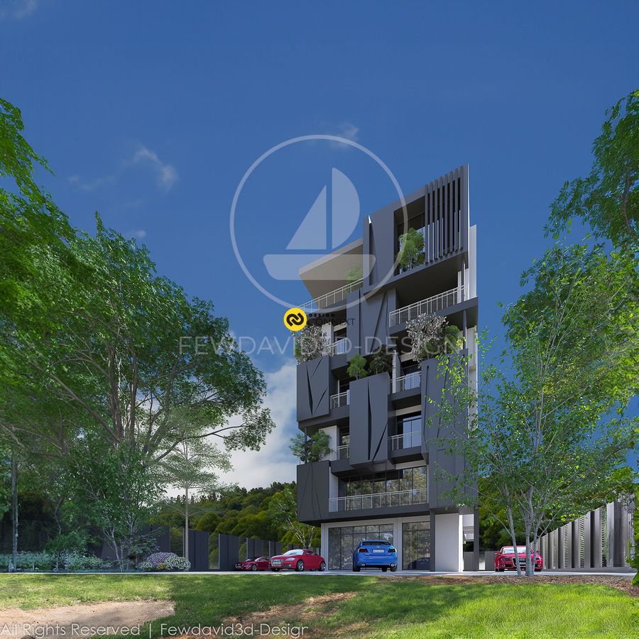 6-storey Apartment Design Services in Rayong Province, owned by Mr.Songphon