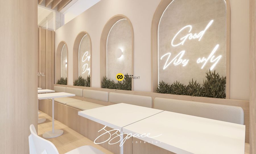 ออกแบบร้านทำเล็บ Café - S Space Interior