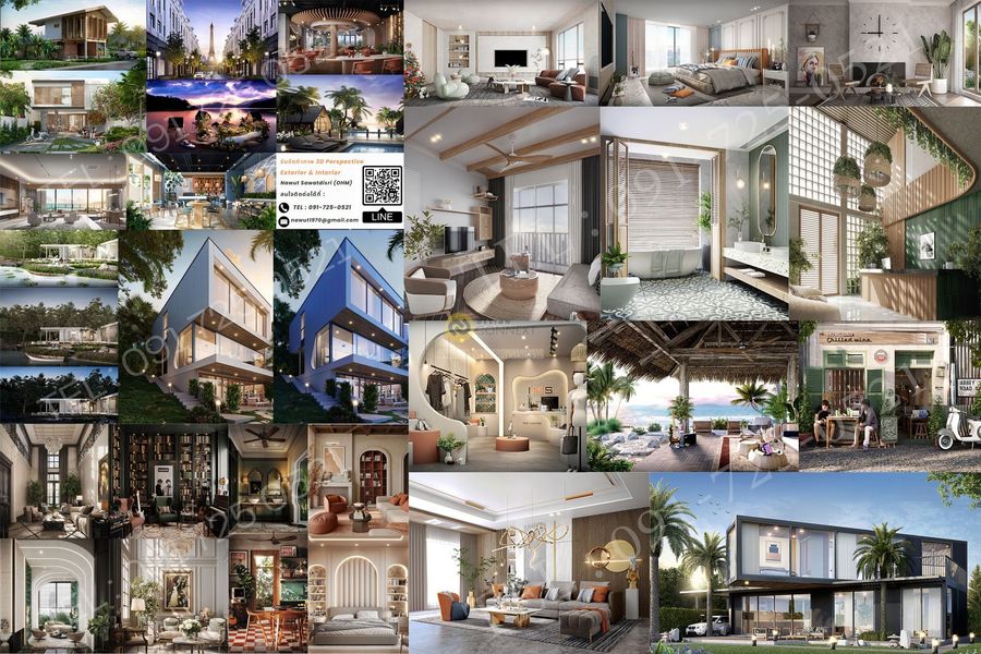 บริการจัดทำภาพ 3D Perspective & Real Estate