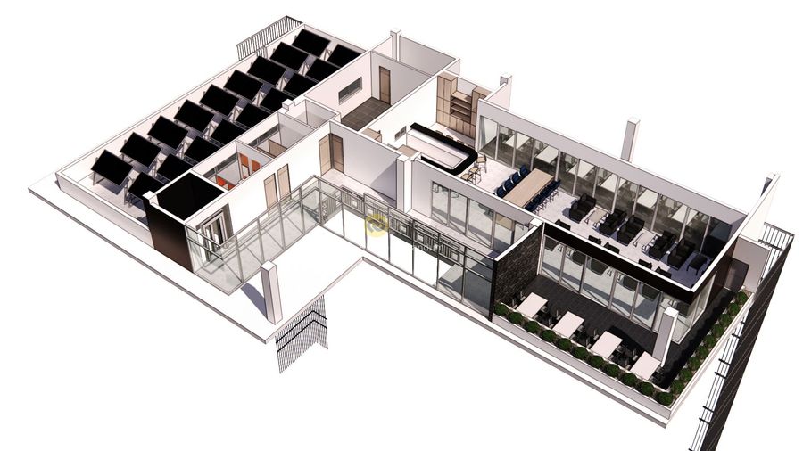 Mixuse building in Liberia