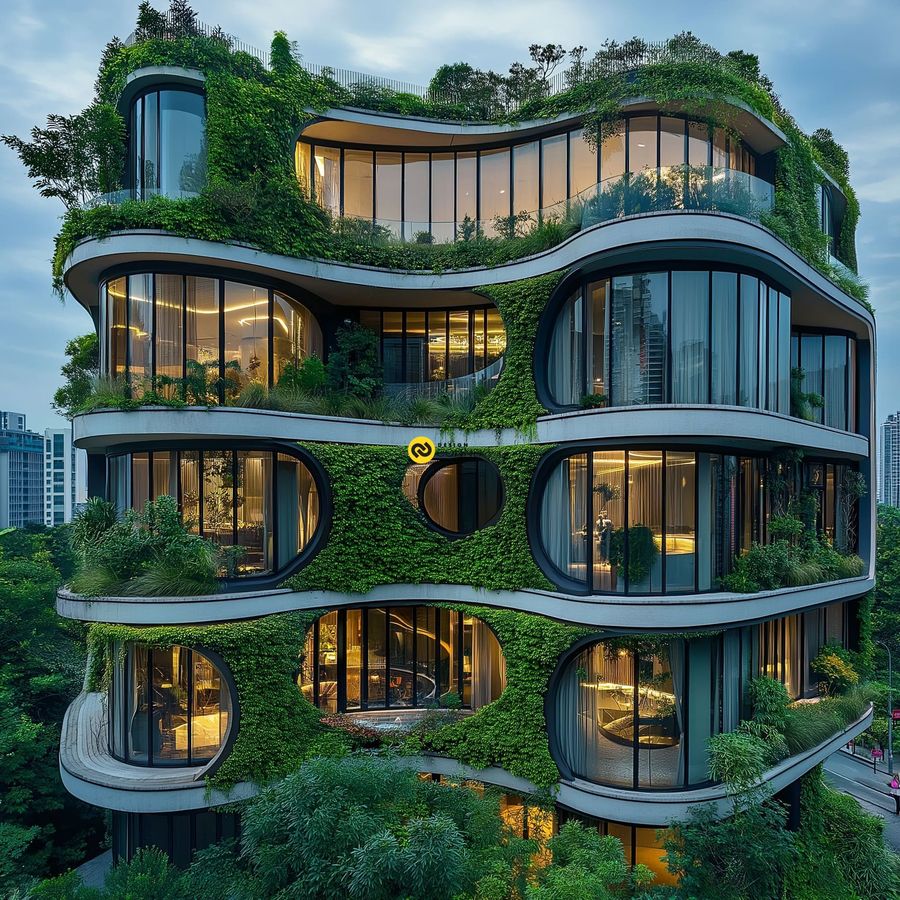 Green Facade Building