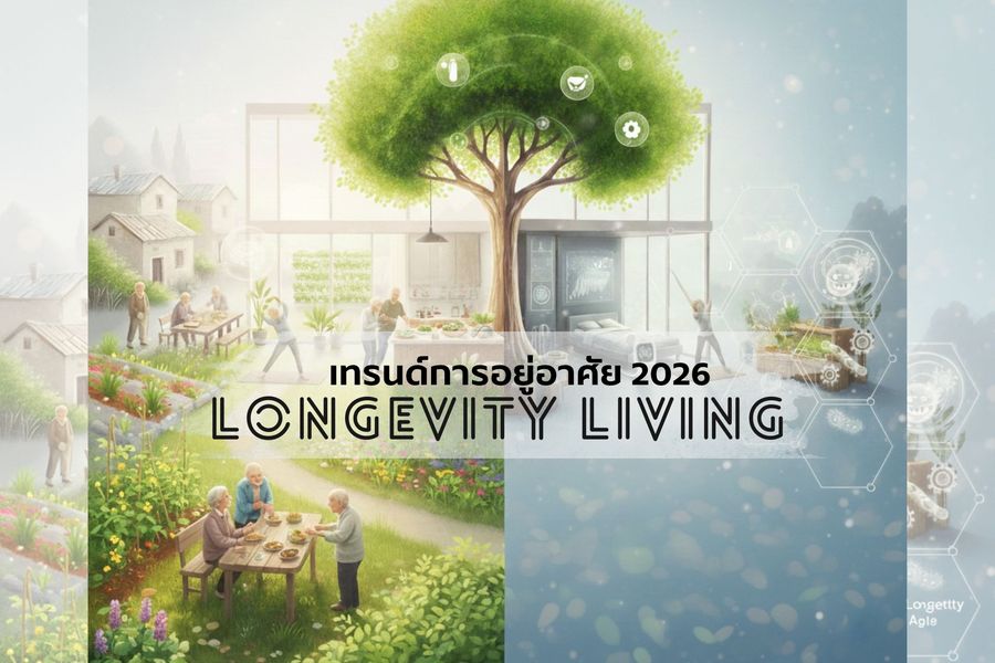 ใช้ชีวิตในบ้านอย่างไรให้มีสุขภาพดี ตอบโจทย์ trend การอยู่อาศัยแบบ Longevity ปี 2026
